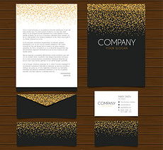 VI办公用品平面广告设计 从素材到模板的一站式解决方案